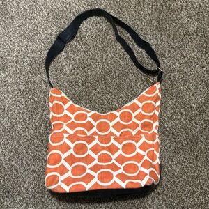 Rebekah Scott Designs orange patterned purse